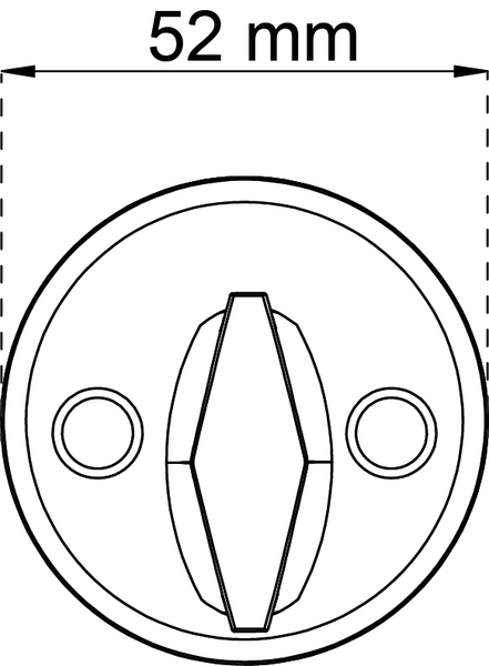 CYLINDERVRED HABO 40 ROSTFRI SB