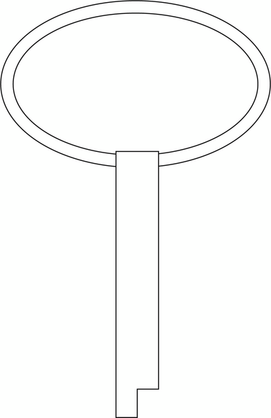 NYCKEL HABO TILL AD-LÅS 890 VÄNSTER 890 VÄNSTER