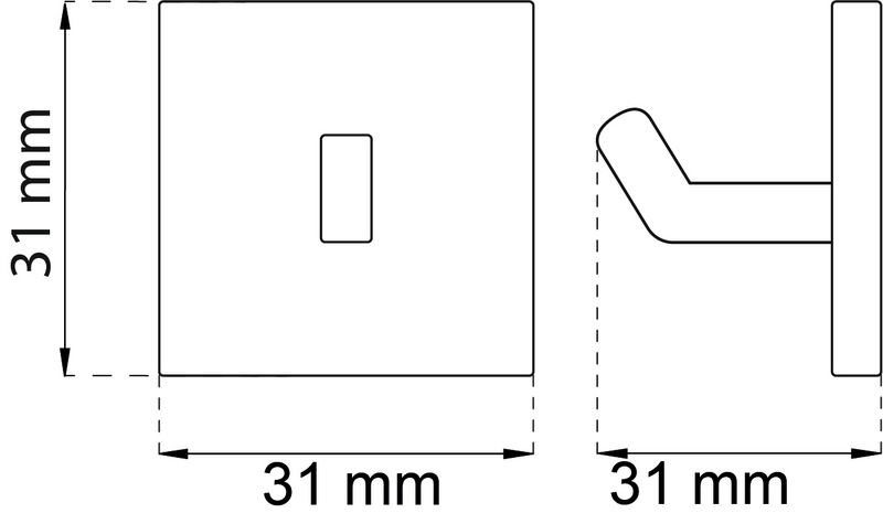 KROK HABO 586 TILL SKENA 551/555, SVART 5ST