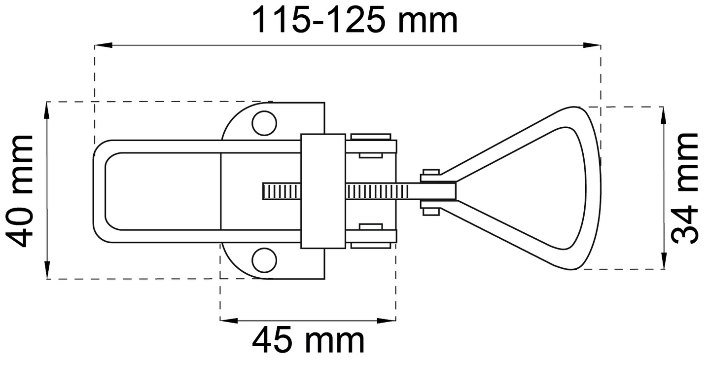 EXCENTERLÅS HABO 4 EFZ 115-125MM