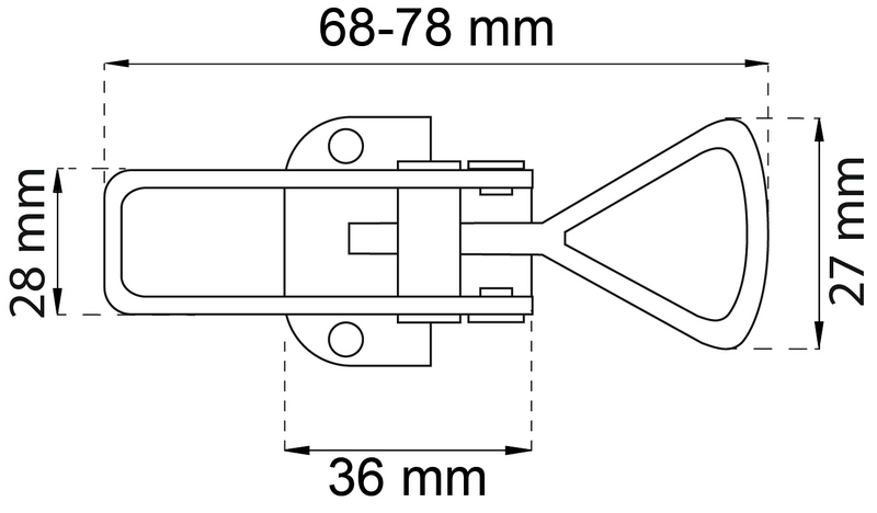 EXCENTERLÅS HABO 4090 EFZ 68-78MM