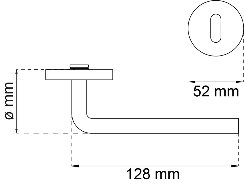 DÖRRHANDTAG HABO A13131-16 KOMBI, A13131-16 KOMBI ROSTFRI PP