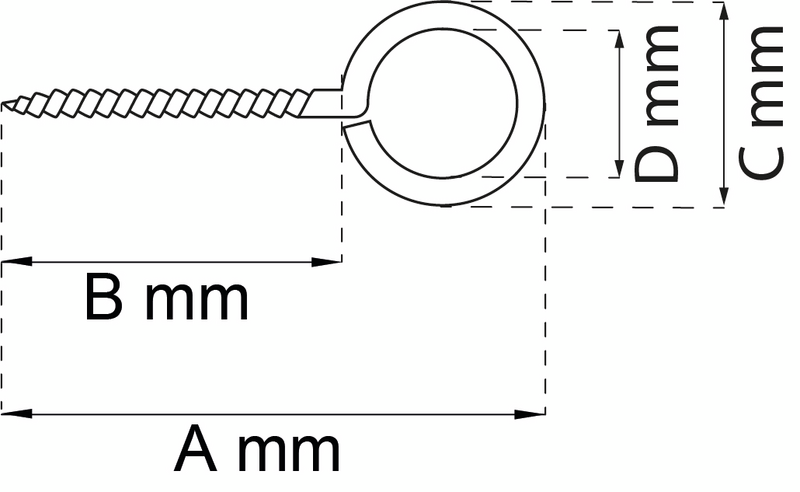 FÖRANKRINGSÖGLA HABO 432 EFZ 150MM