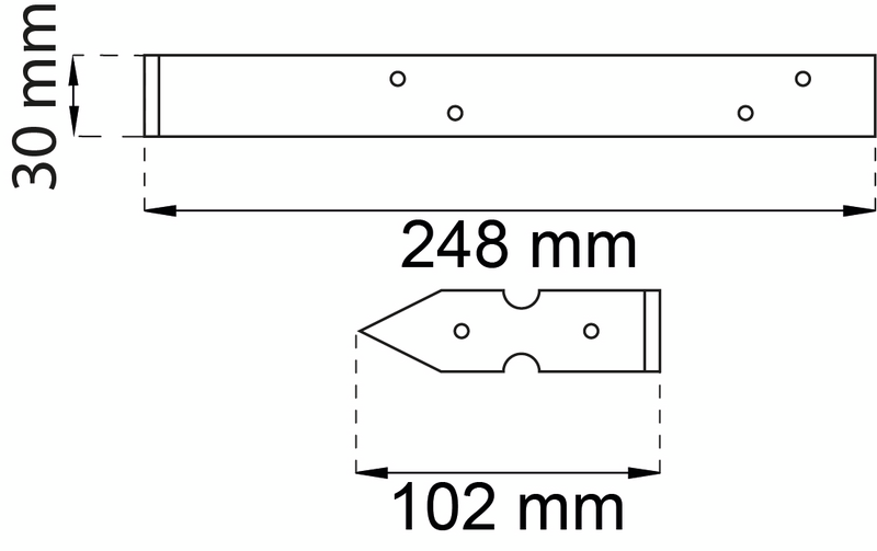 TORVTAKSKROK HABO 435 GALV, 435 GALV