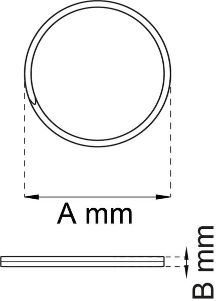 NYCKELRING HABO 1269 30MM STÅL FÖRN, 1269 30MM STÅL FÖRN