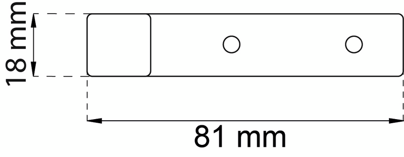 LOCKBESLAG HABO 11 EFZ 18X81MM