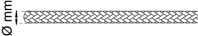 TERYLENLINA HABO 209-1,4 VIT 200M, 209-1,4 VIT  200M/RULLE