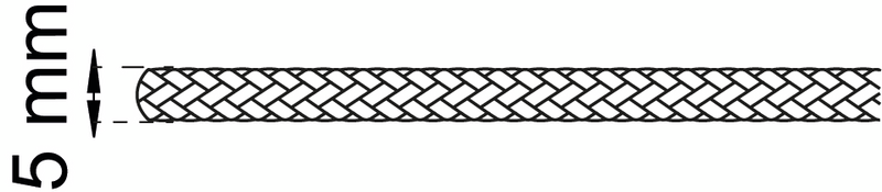 FLAGGLINA HABO VIT 5MM 90M