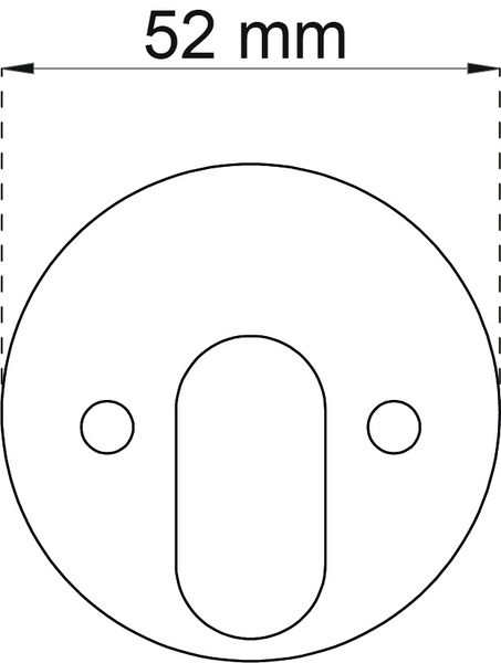 CYLINDERVRED ROSTFRI HABO 2821-2