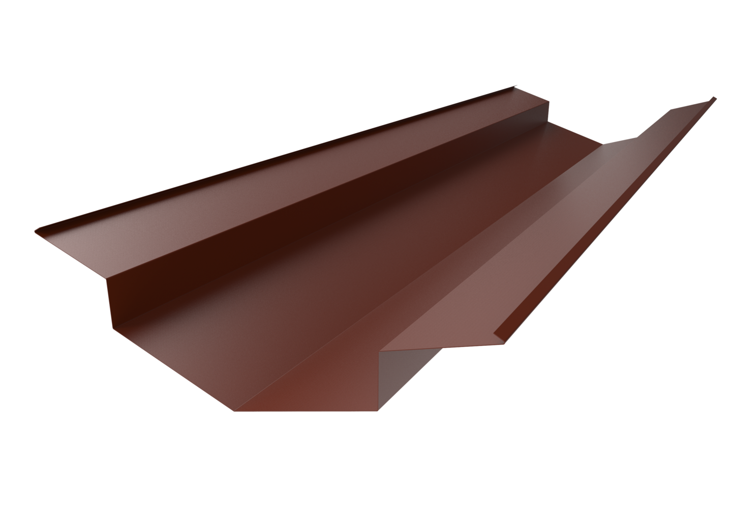 RÄNNDALSPLÅT LINDAB RDF FÖRSÄNKT TEGELRÖD 742 HBP 150X2000MM