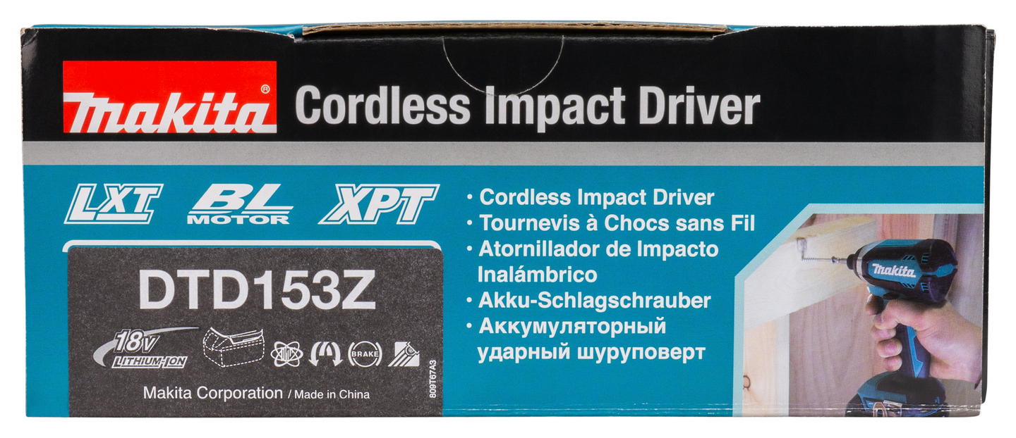 Iskevä akkuruuvinväännin Makita DTD153Z 18V runko