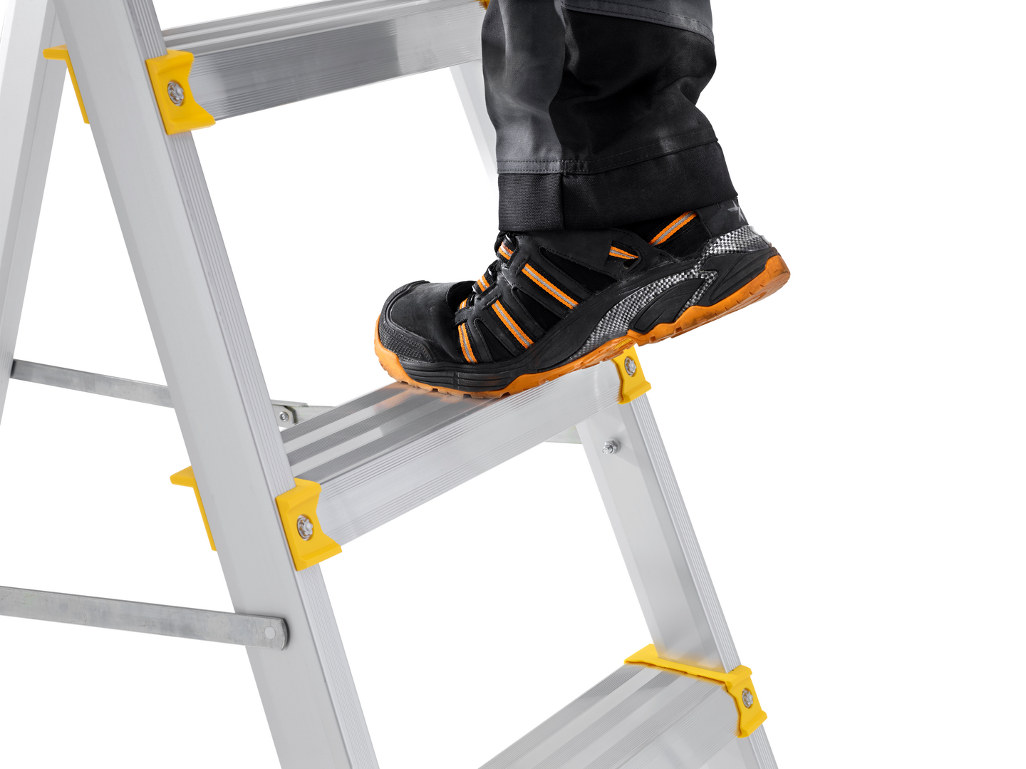 Trapp Proff 55PN eloksert 10-trinn 2,45m - Wibe