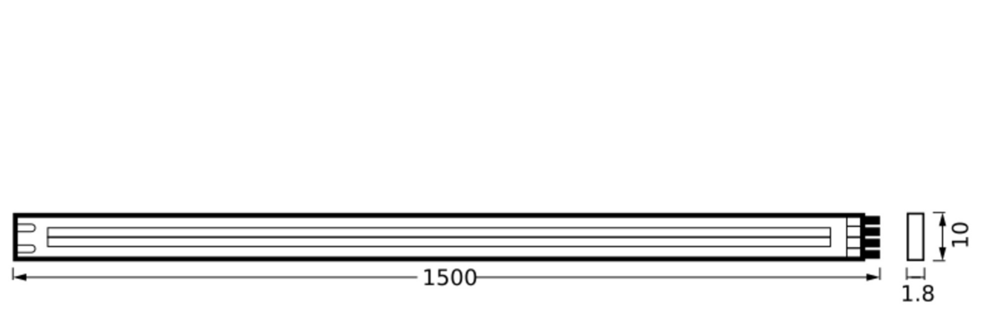 Led-valonauha LEDVANCE Flex COB IP20 1,5m 13W 2700-6500K 510lm kaukosäätimellä
