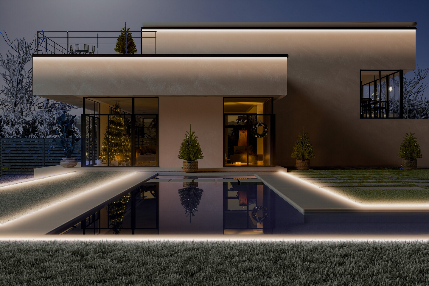 Led-valonauha LEDVANCE Flex COB IP44 3m 15W 3000K 1100lm