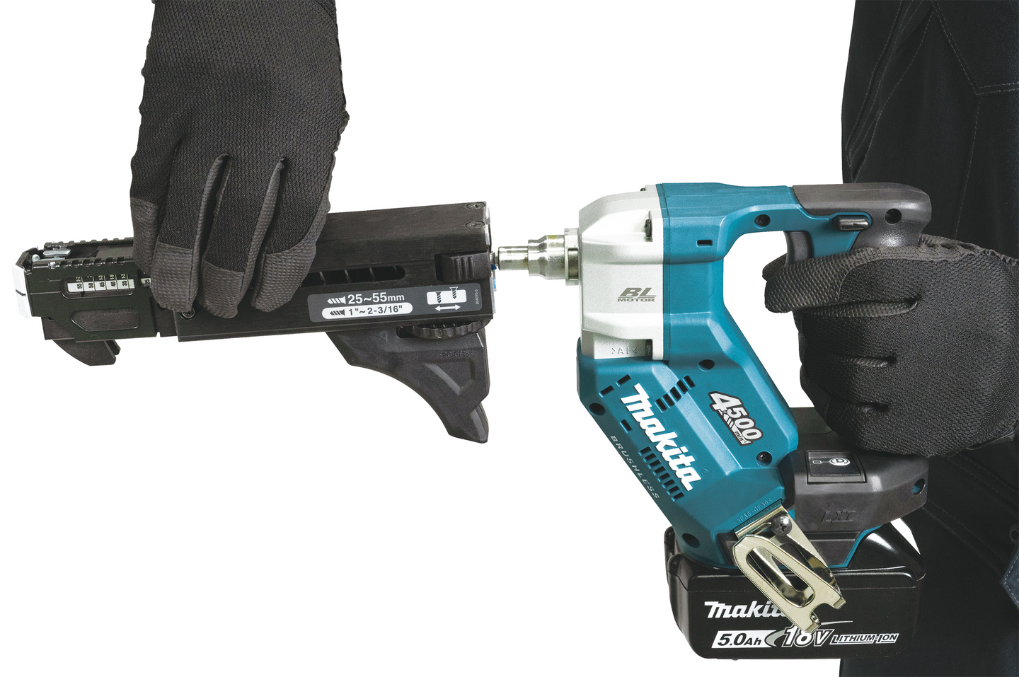Nauharuuvinväännin Makita DFR552Z 18V 25-55mm runko