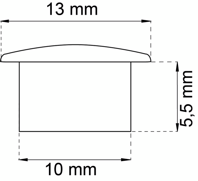 TÄCKPLUGG HABO 192 PLAST VIT SB, 192 PLAST VIT SB