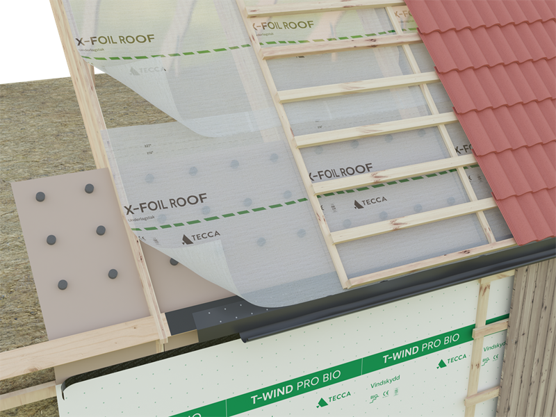 UNDERLAGSTAK TECCA X-FOIL ROOF, 1350X0,20MM 25M