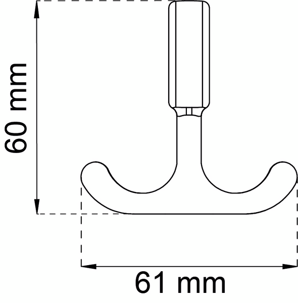 HYLLKROK HABO IRIS SVART 3ST