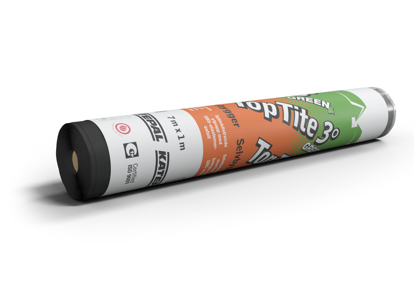 YTPAPP TECCA TOPTITE 3 GREEN SVART 100CM 7M