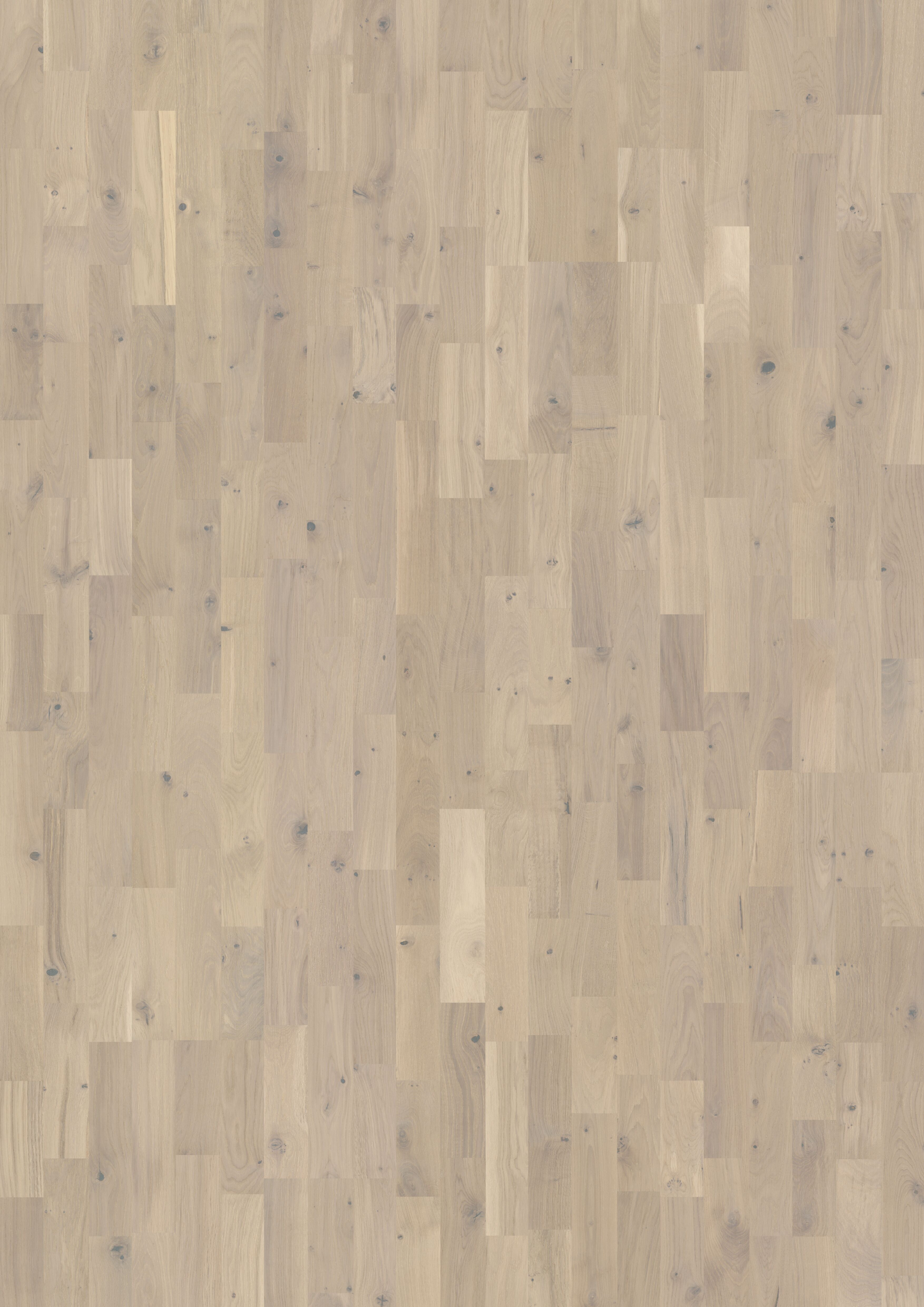 PARKETT KÄHRS EK SALT 3-STAV, MATTLACK VIT 3,4M²