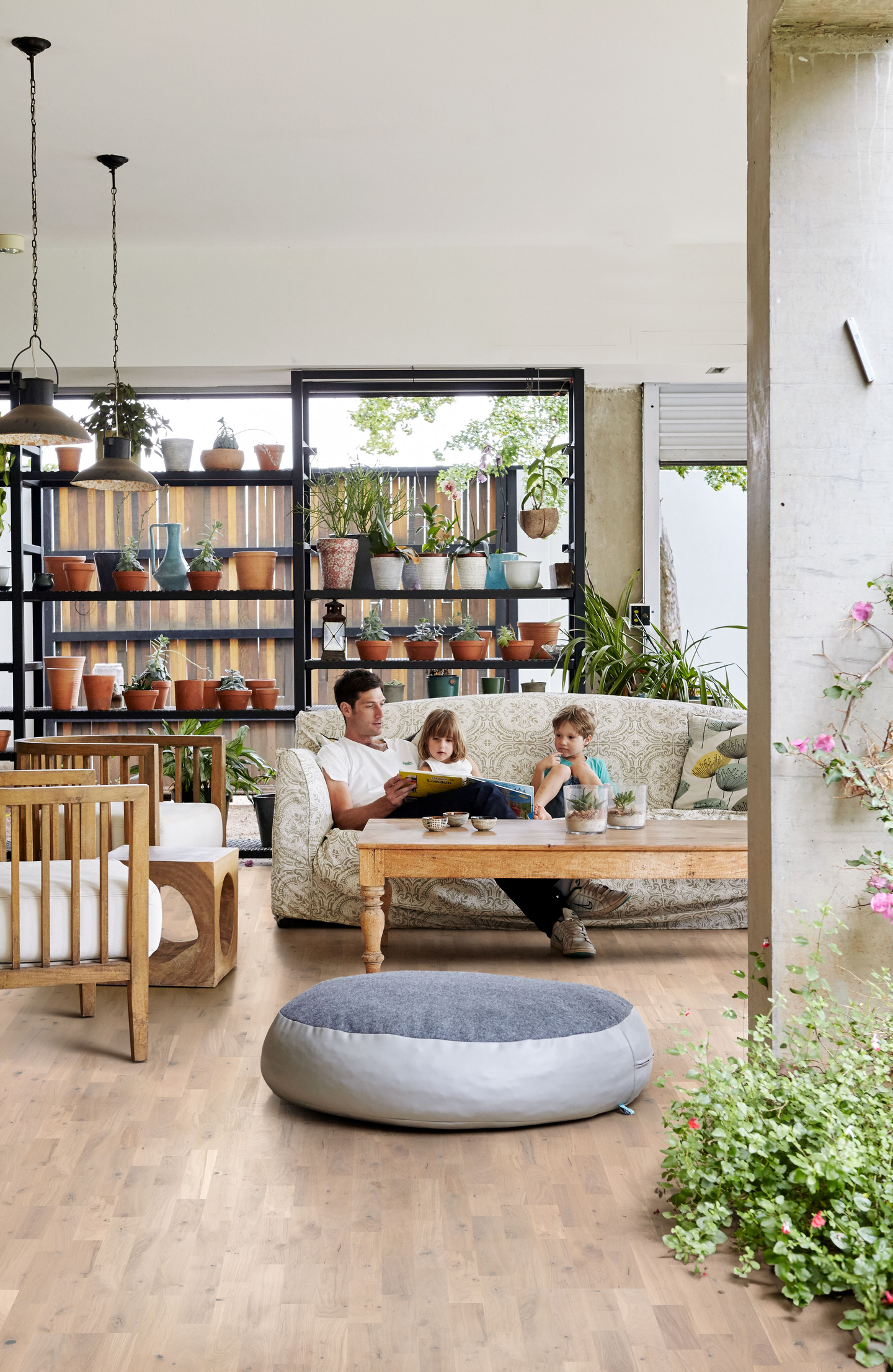 PARKETT KÄHRS EK SALT 3-STAV, MATTLACK VIT 3,4M²