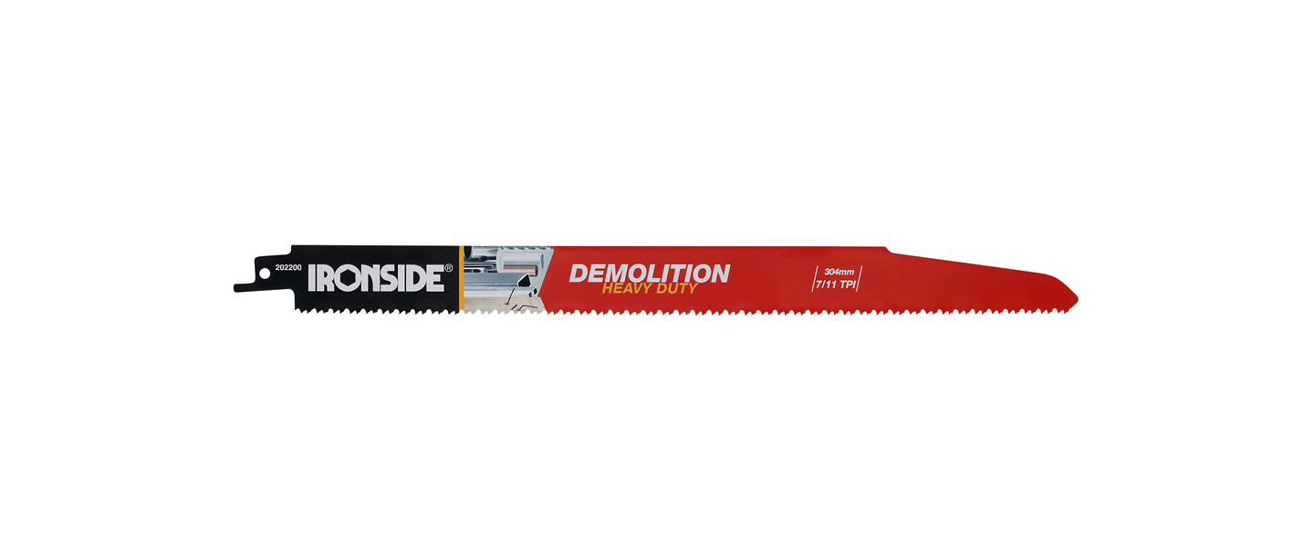 Puukkosahanterä Ironside demolition Heavy Duty 5kpl 202200 7/11h 304mm
