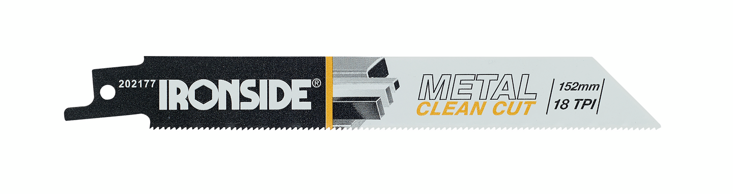 Puukkosahanterä Ironside Clean Cut metalli 5kpl 202177 18h 152mm