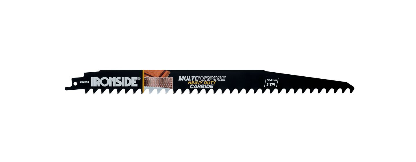 Puukkosahanterä Ironside demolition karbiidi Heavy Duty 3kpl 202213 3h 304mm