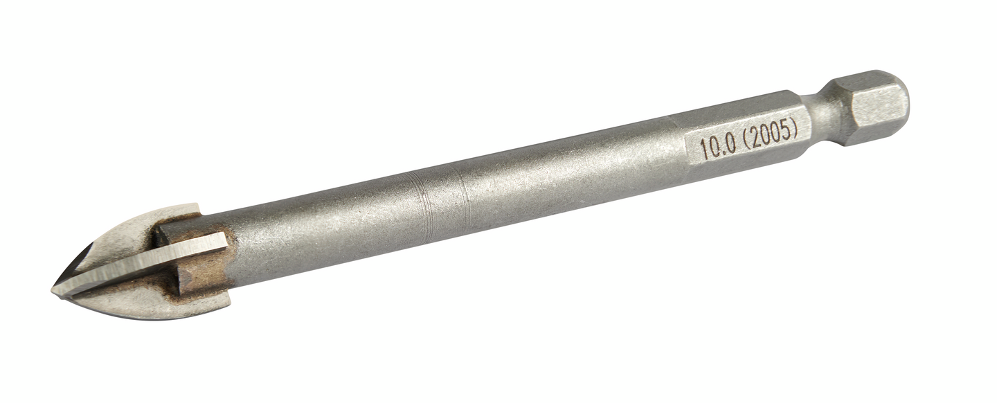 Lasiporanterä Ironside 10x85mm 1/4" Hex lasi/kaakeli/laatta 4-leikkuinen