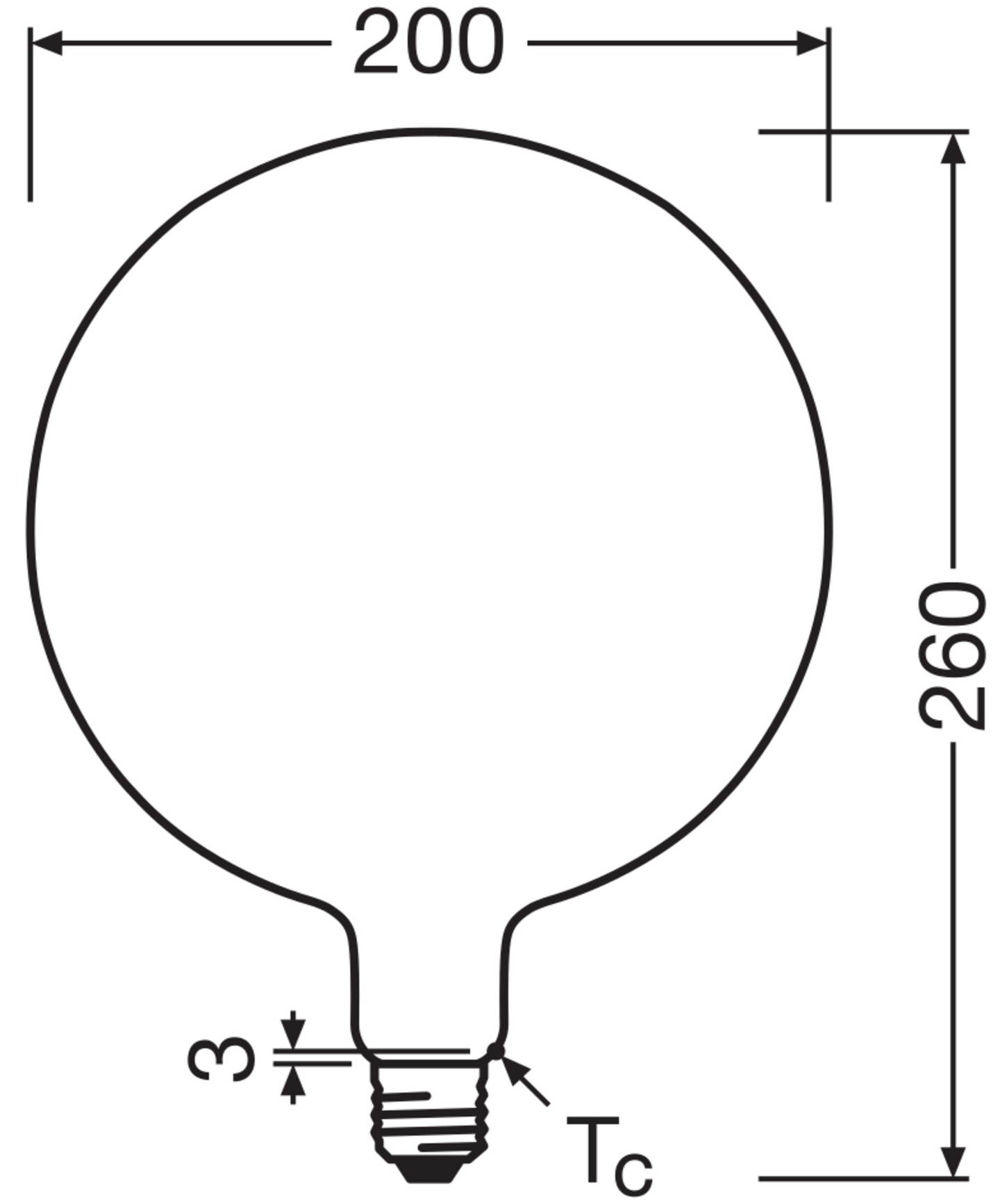 Led-sisustuslamppu OSRAM Vintage 1906 Milky Globe E27 806lm 2700K himmennettävä