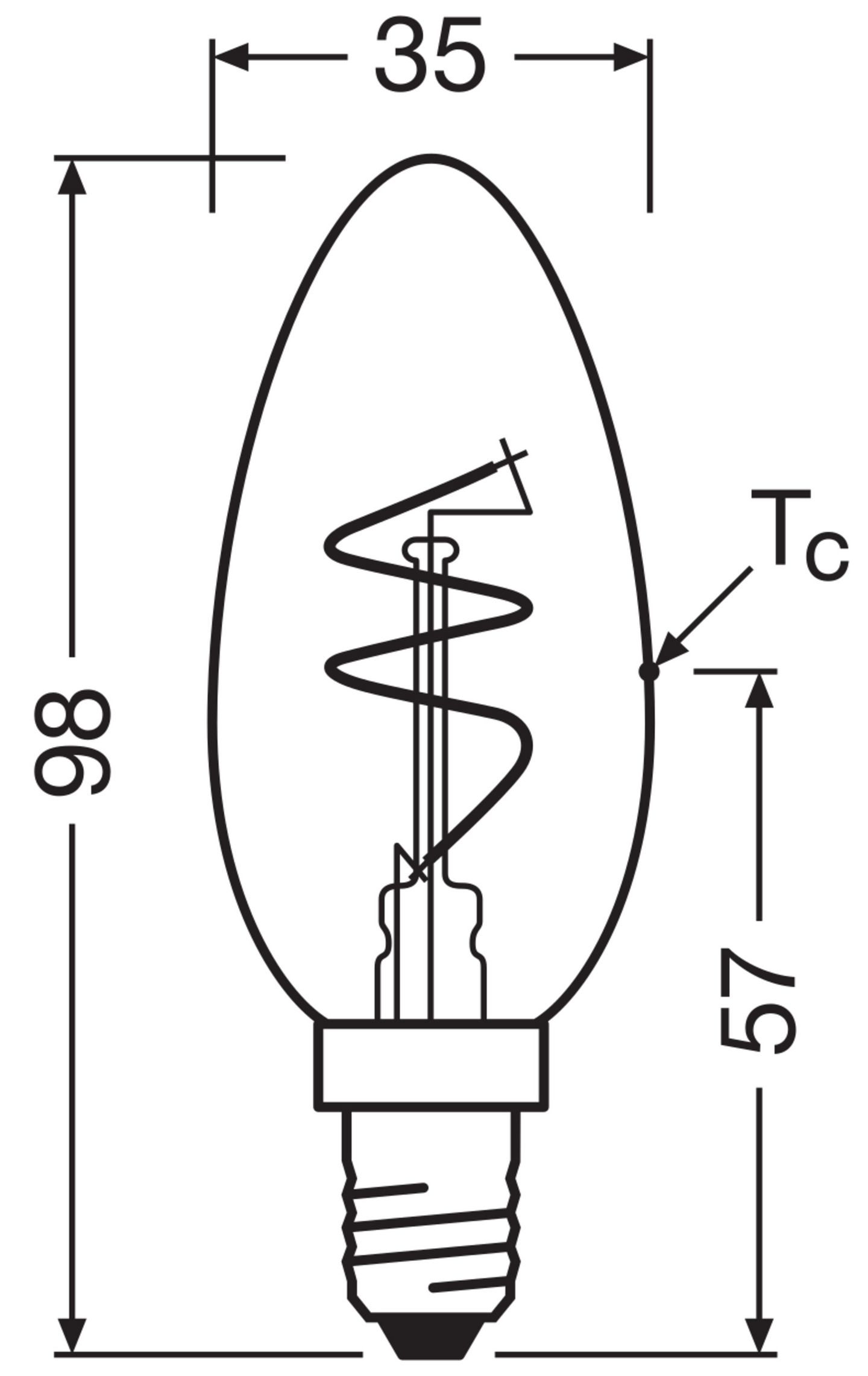 Led-sisustuslamppu OSRAM Vintage 1906 CLB 300lm 2700K himmennettävä