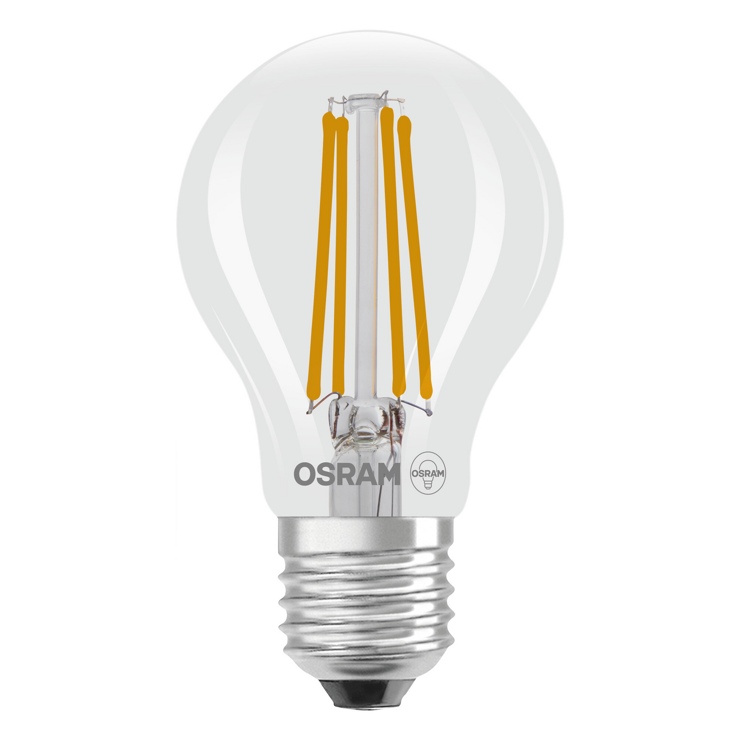 Led-vakiolamppu OSRAM Energy Efficiency CLA E27 470lm 2700K kirkas lasi