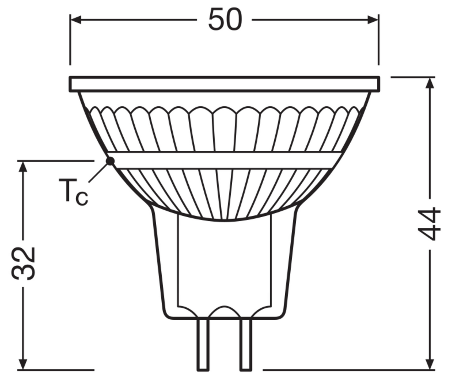 Led-kohdelamppu OSRAM Star MR16 GU5.3 210lm 2700K 12V 36D