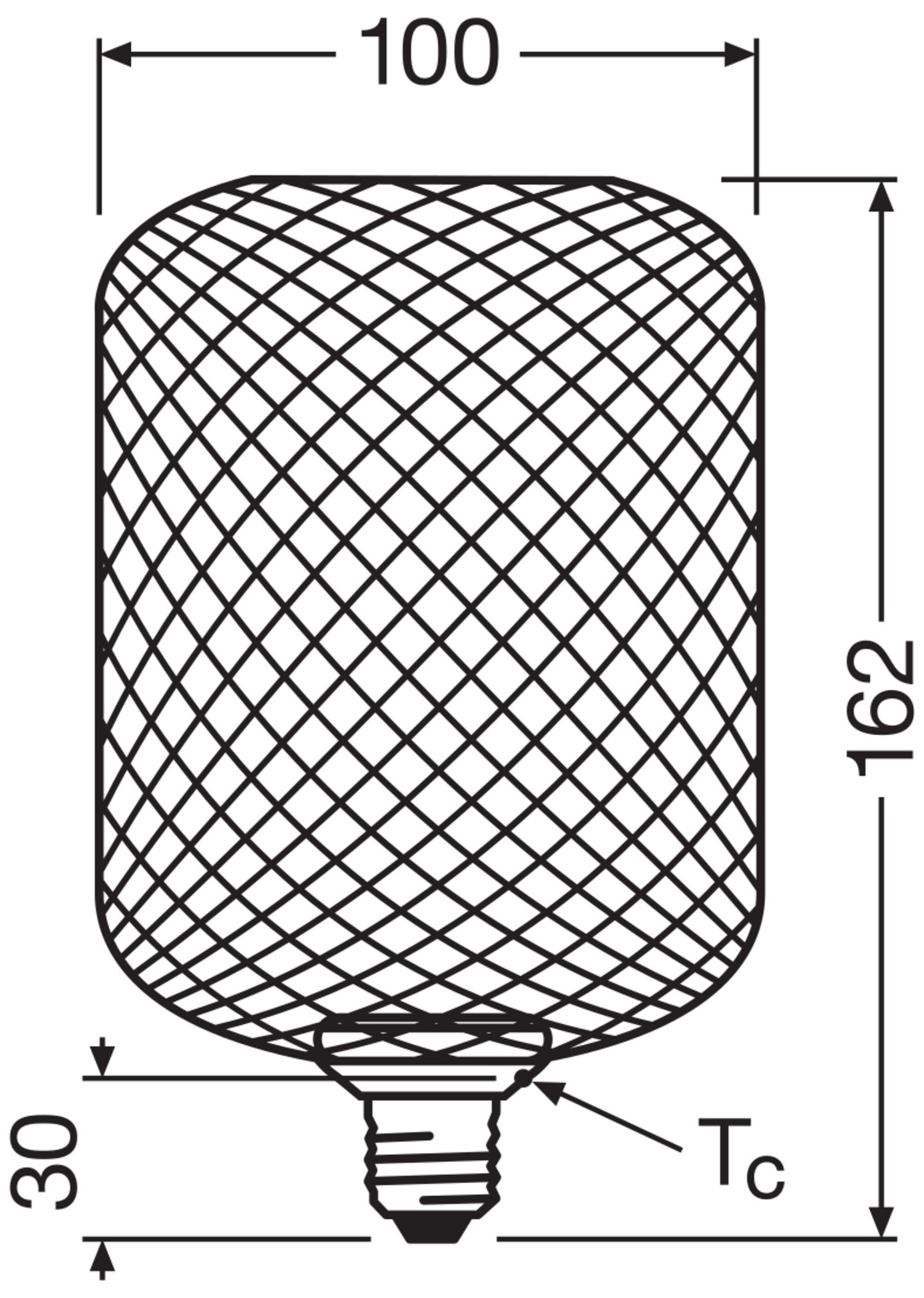 Led-lamppu OSRAM Decor Flat Square Gold E27 300lm 2700K