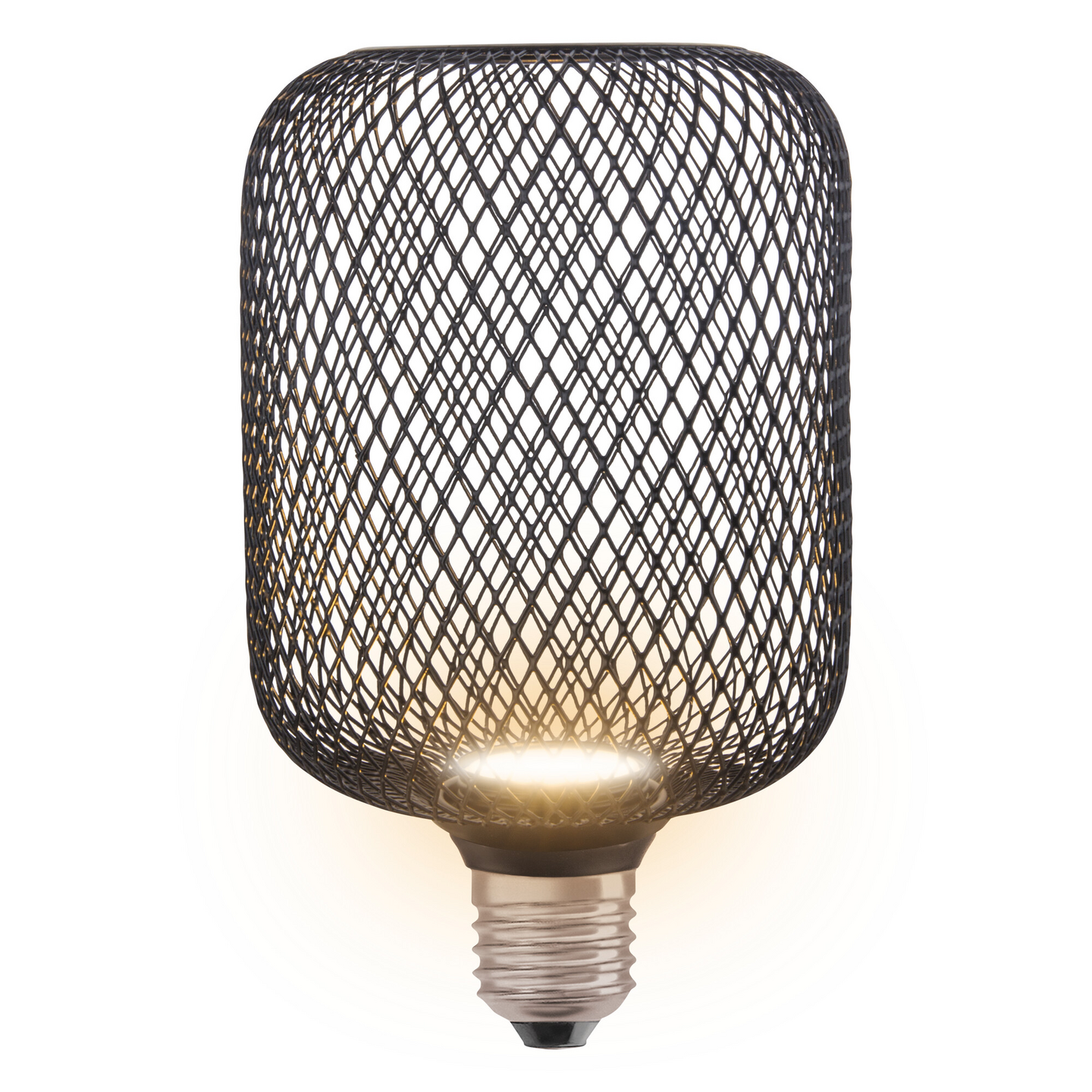 Led-lamppu OSRAM Decor Flat Square Black E27 300lm 2700K