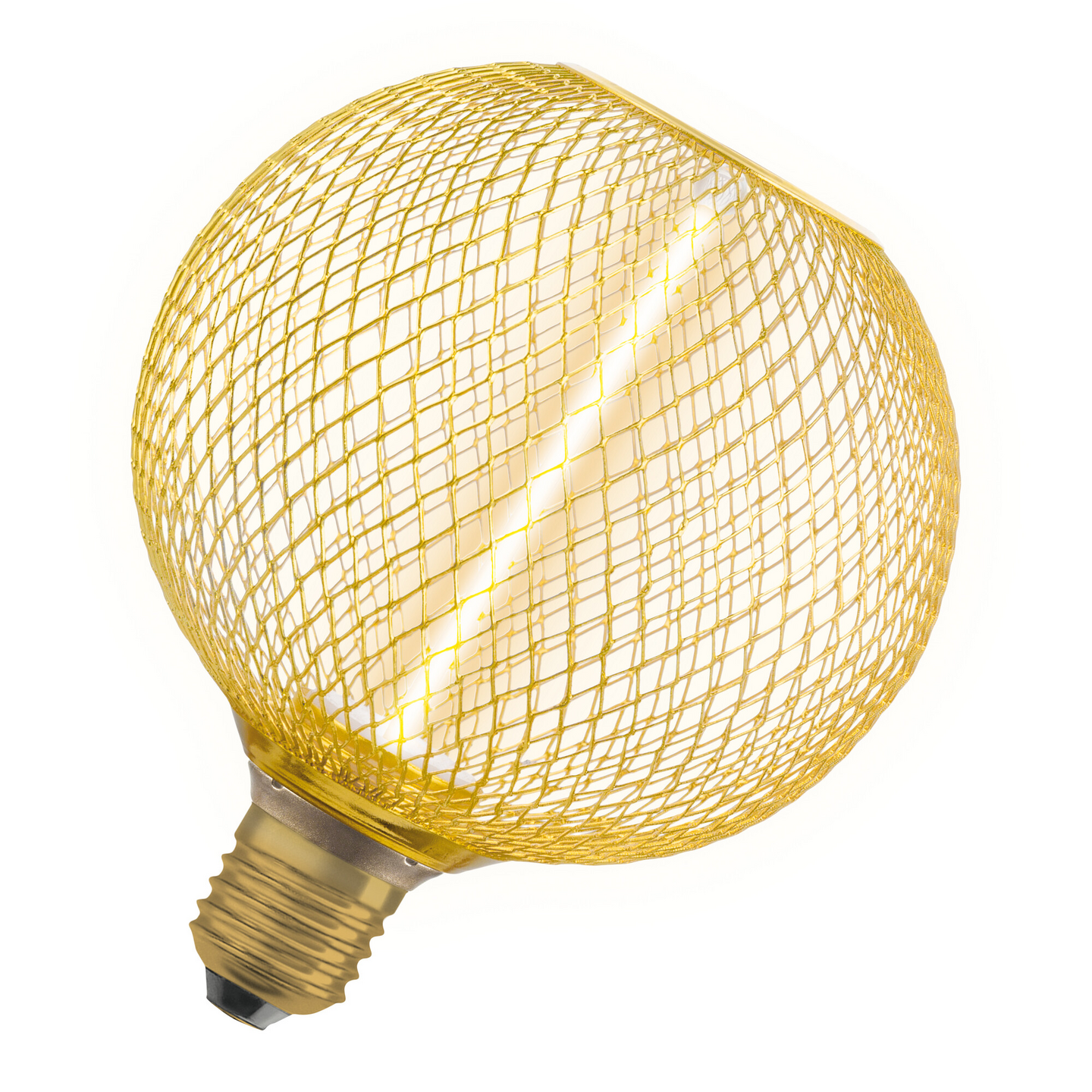 Led-lamppu OSRAM Decor Straw Globe Gold E27 150lm 2700K