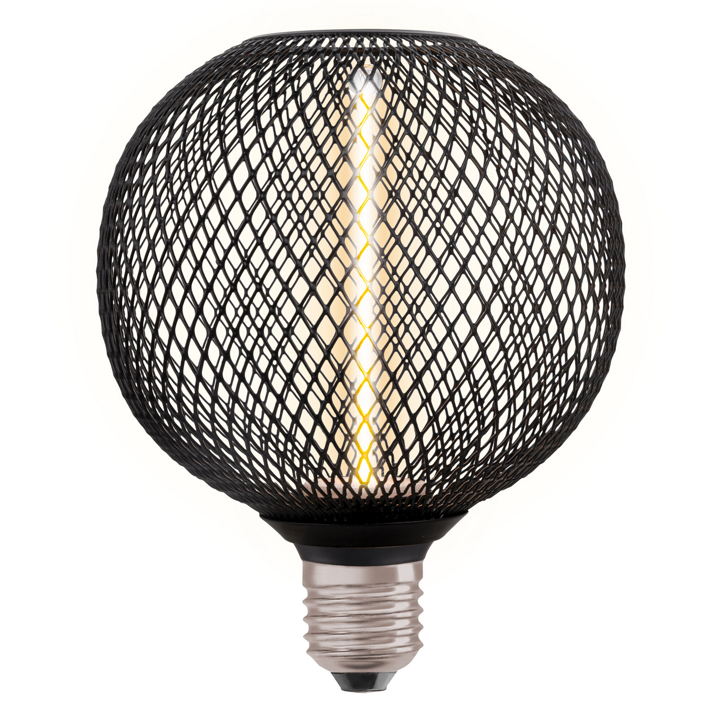 Led-lamppu OSRAM Decor Straw Globe Black E27 150lm 2700K