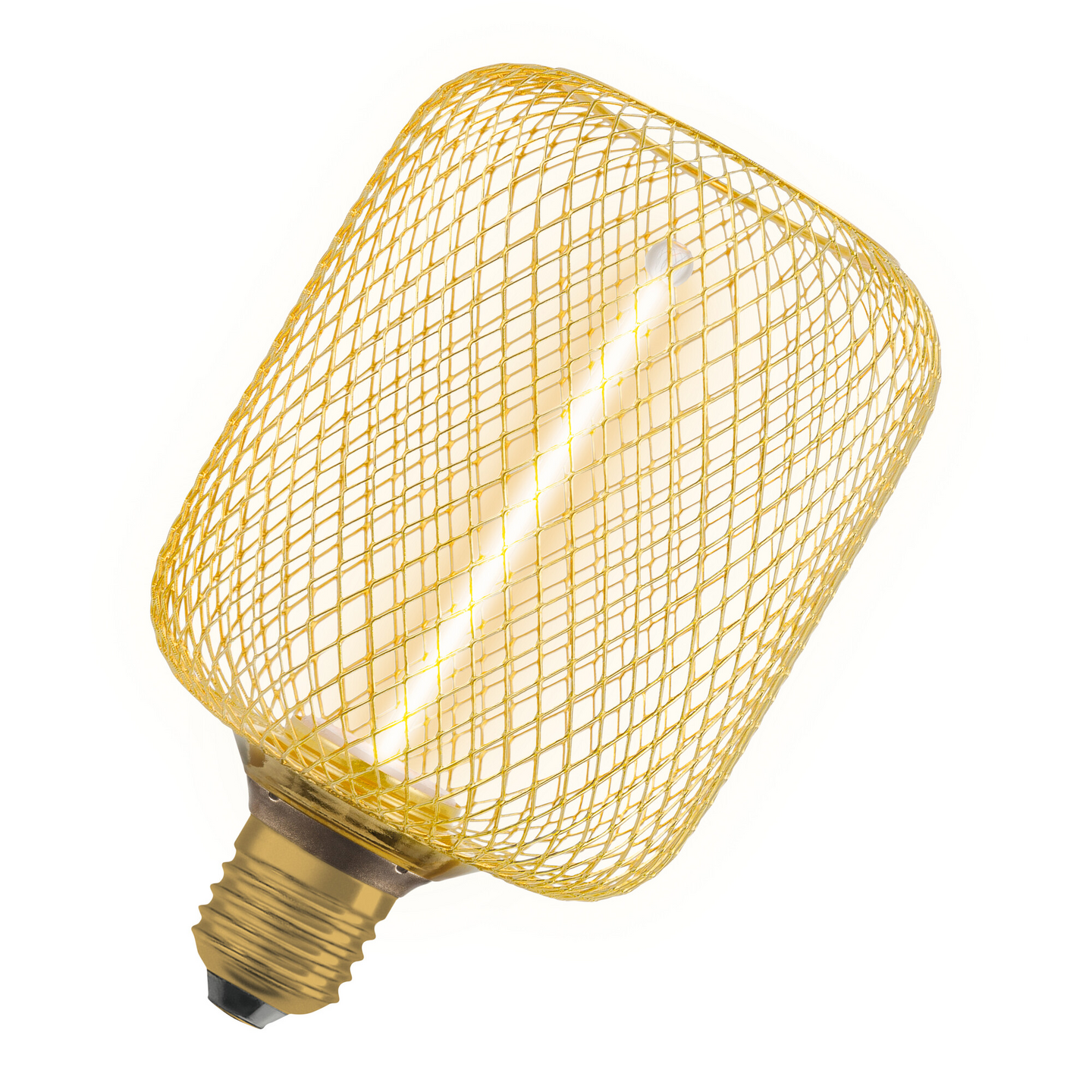 Led-lamppu OSRAM Decor Straw Square Gold E27 150lm 2700K