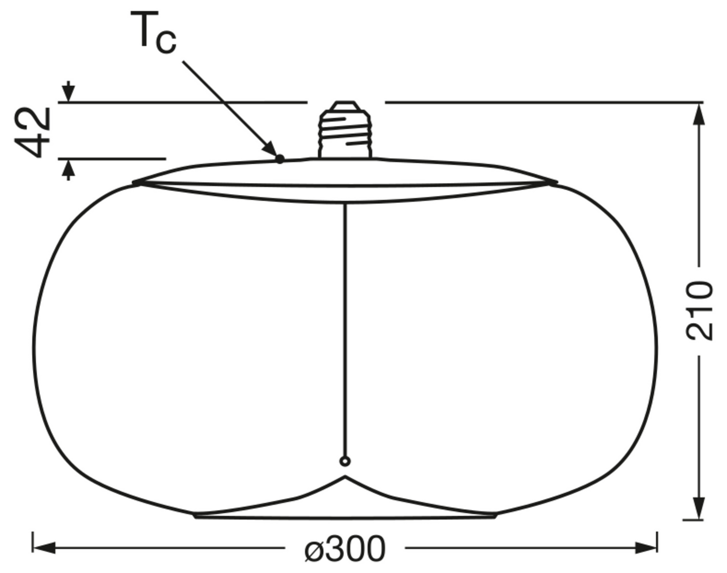 Sisustuslamppu OSRAM Vintage 1906 Elipse Amber E27 2700K Magnetic-filamentti