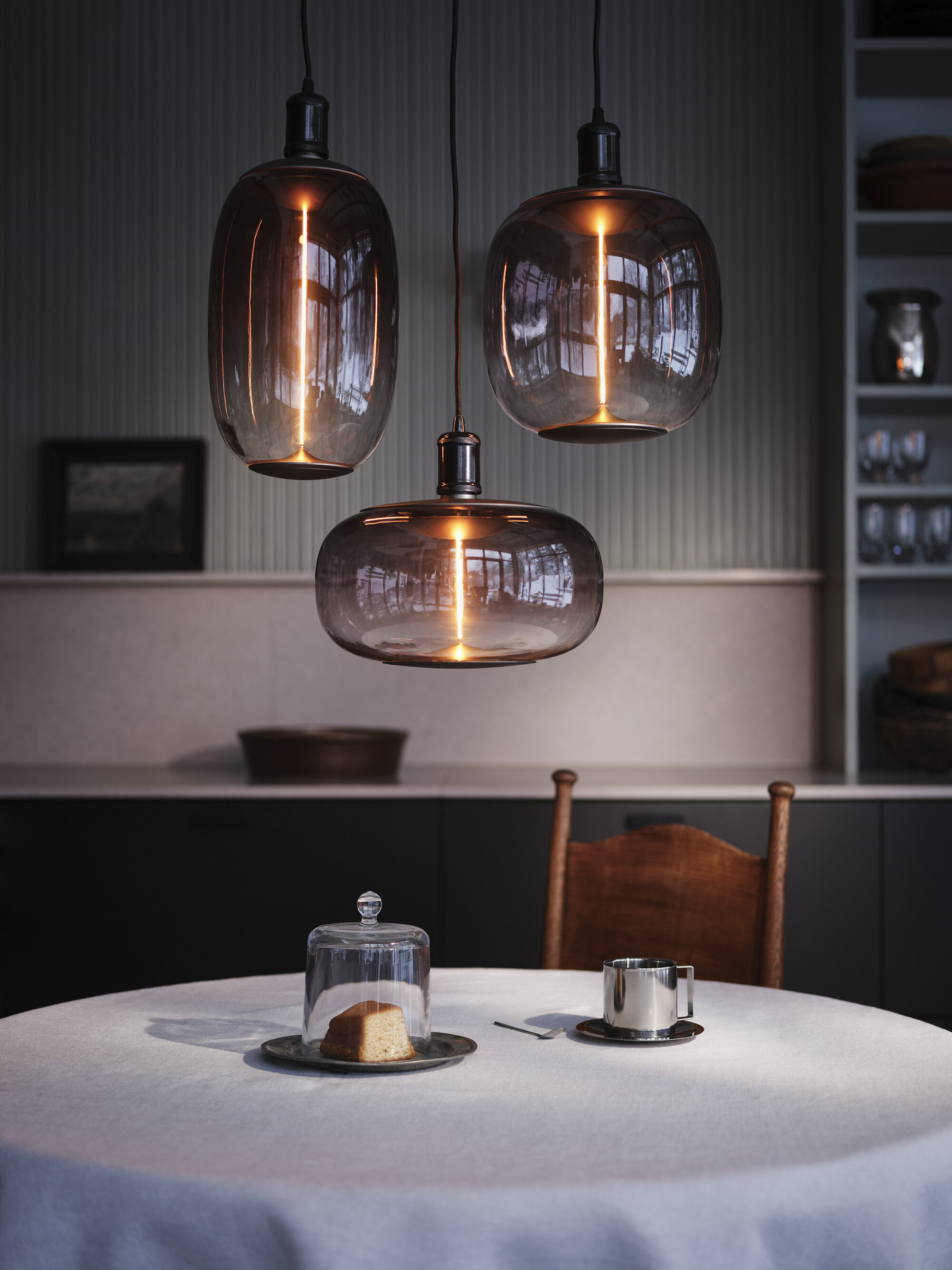 Sisustuslamppu OSRAM Vintage 1906 Elipse Smoke E27 1800K Magnetic-filamentti