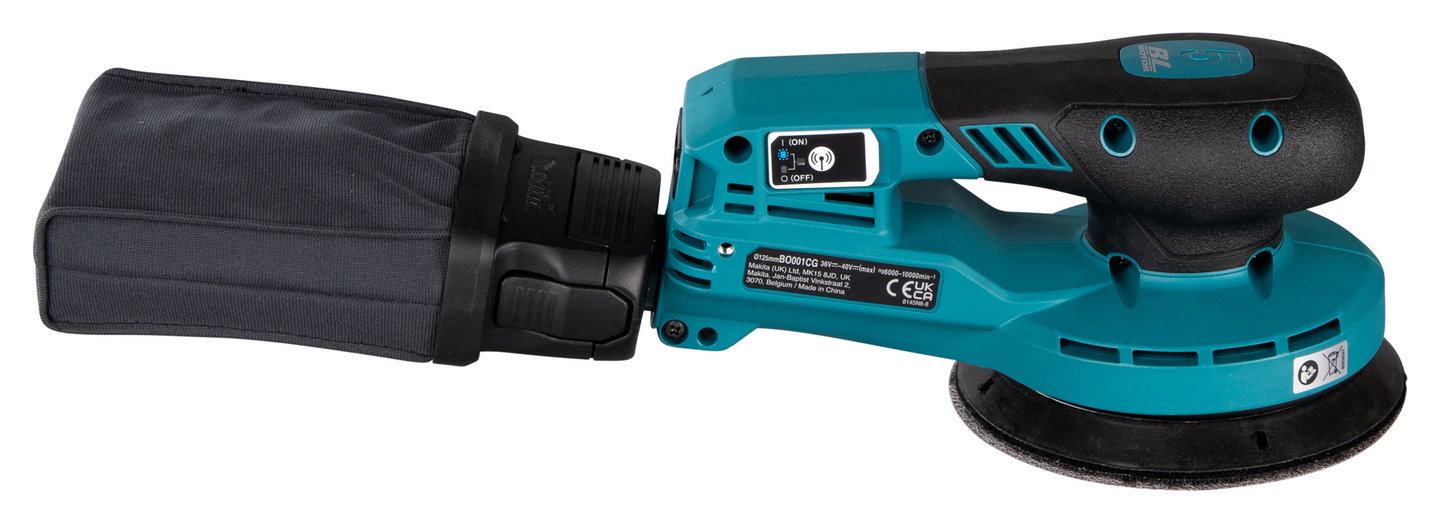 Akkuepäkeskohiomakone Makita BO001CGZ 40V XGT runko