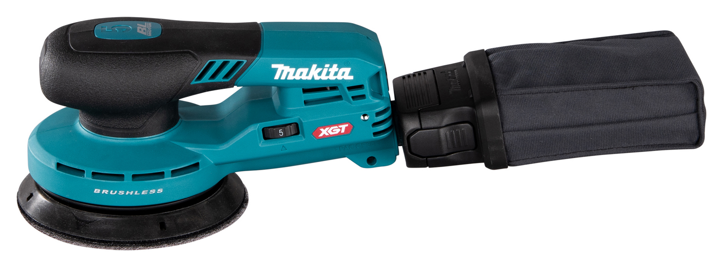 Akkuepäkeskohiomakone Makita BO001CGZ 40V XGT runko