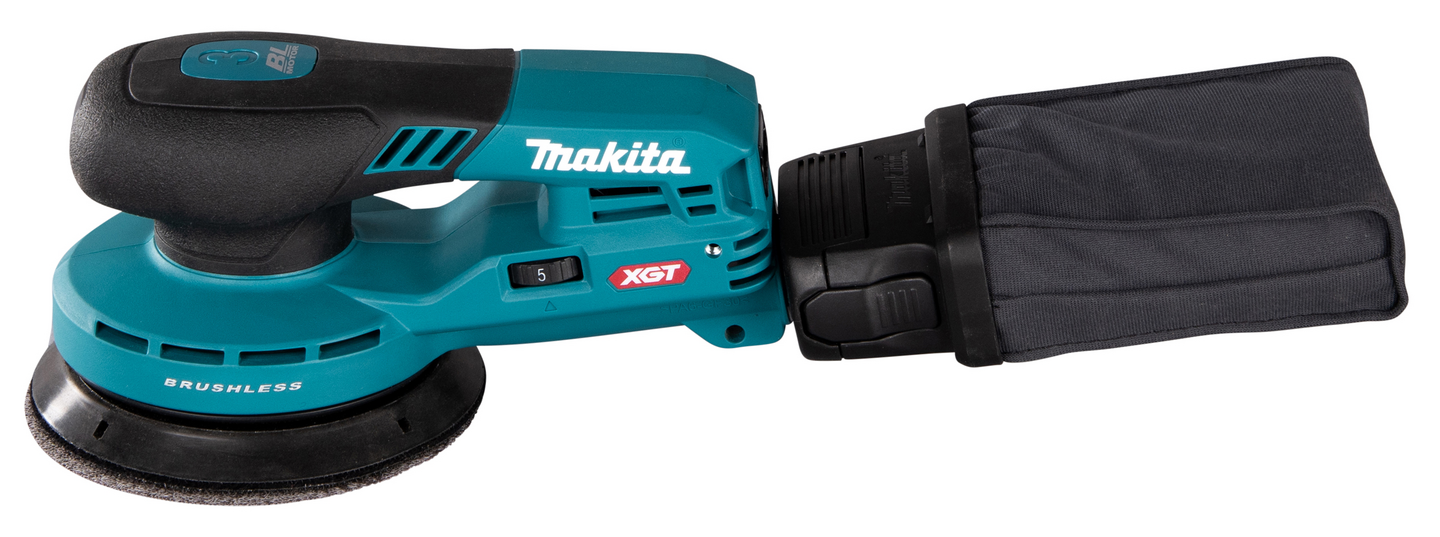 Akkuepäkeskohiomakone Makita BO003CGZ 40V XGT runko