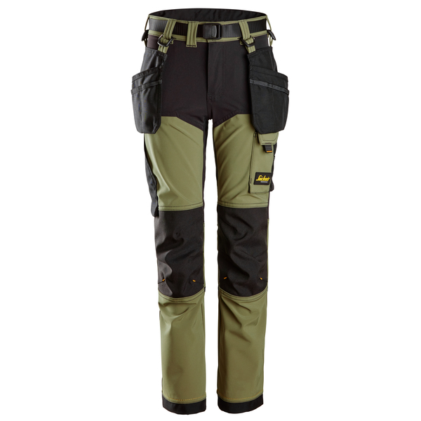 Työhousut Snickers 7575-3104 vihreä junior koko