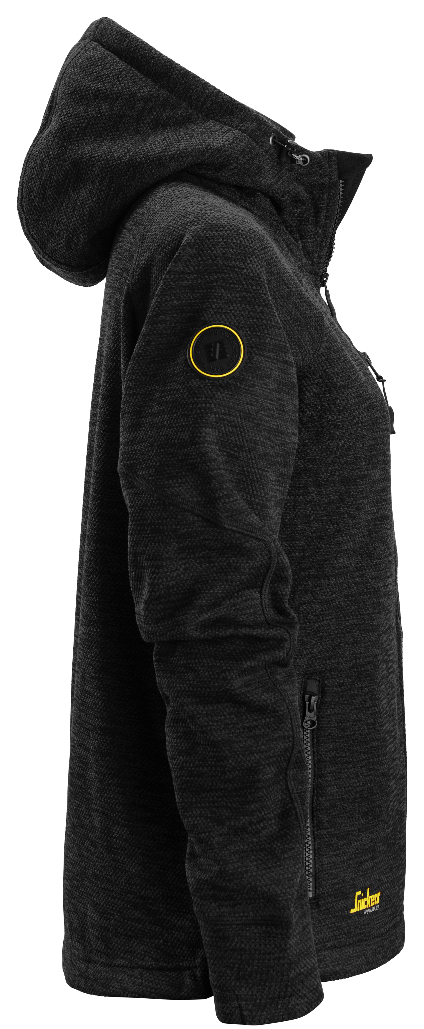 Naisten fleecehuppari Snickers 8047-0400 musta