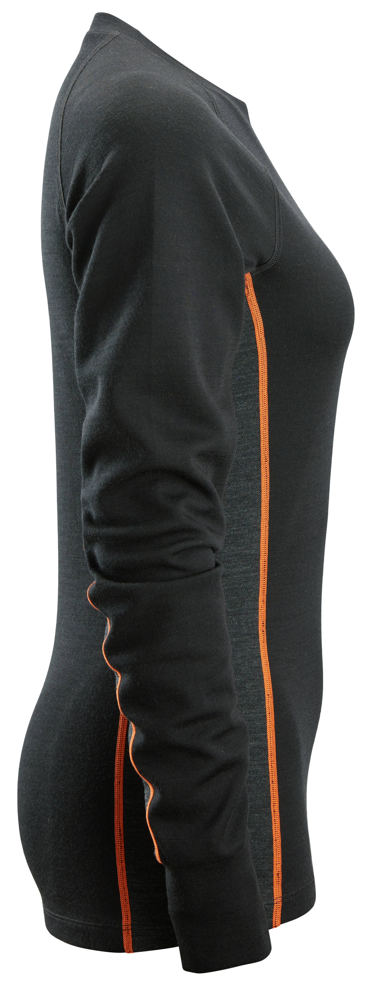Naisten merinoaluskerrastopaita Snickers 9470-0498 musta