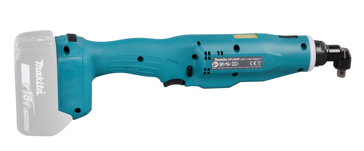 Akkukulmatarkkuusväännin Makita DFL063F4Z 18V LXT runko