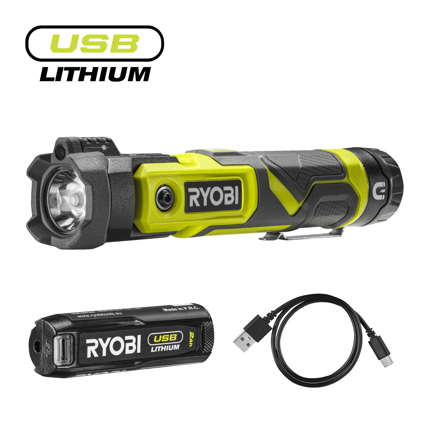 FICKLAMPA RYOBI KIT RLP4-120G