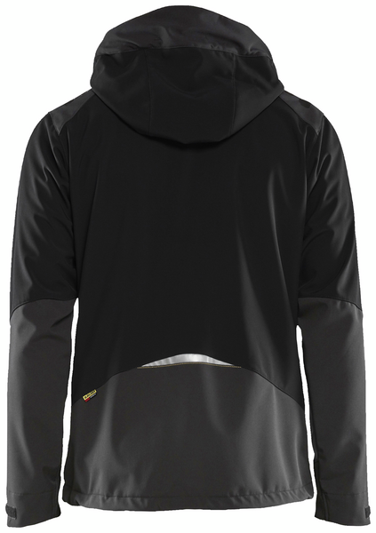 Softshelltakki Blåkläder 474925139933 musta/keltainen