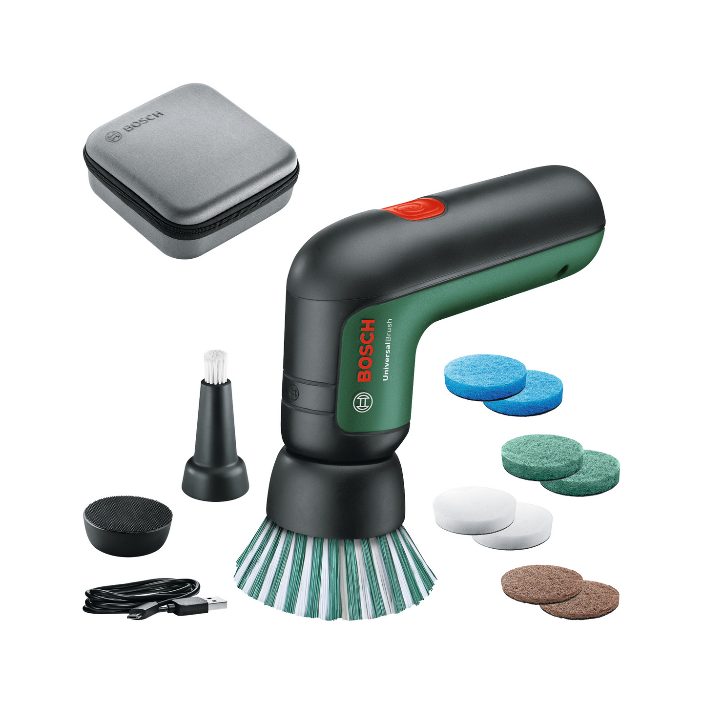 Akkupesuharja Bosch Universal Brush 3,6V setti